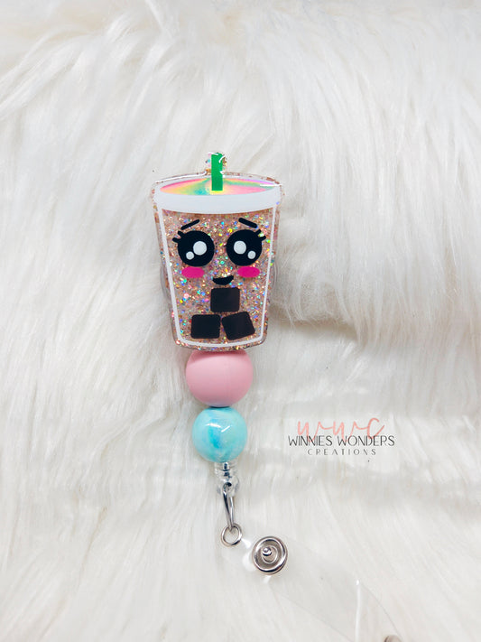 Iced Coffee Badge Reel