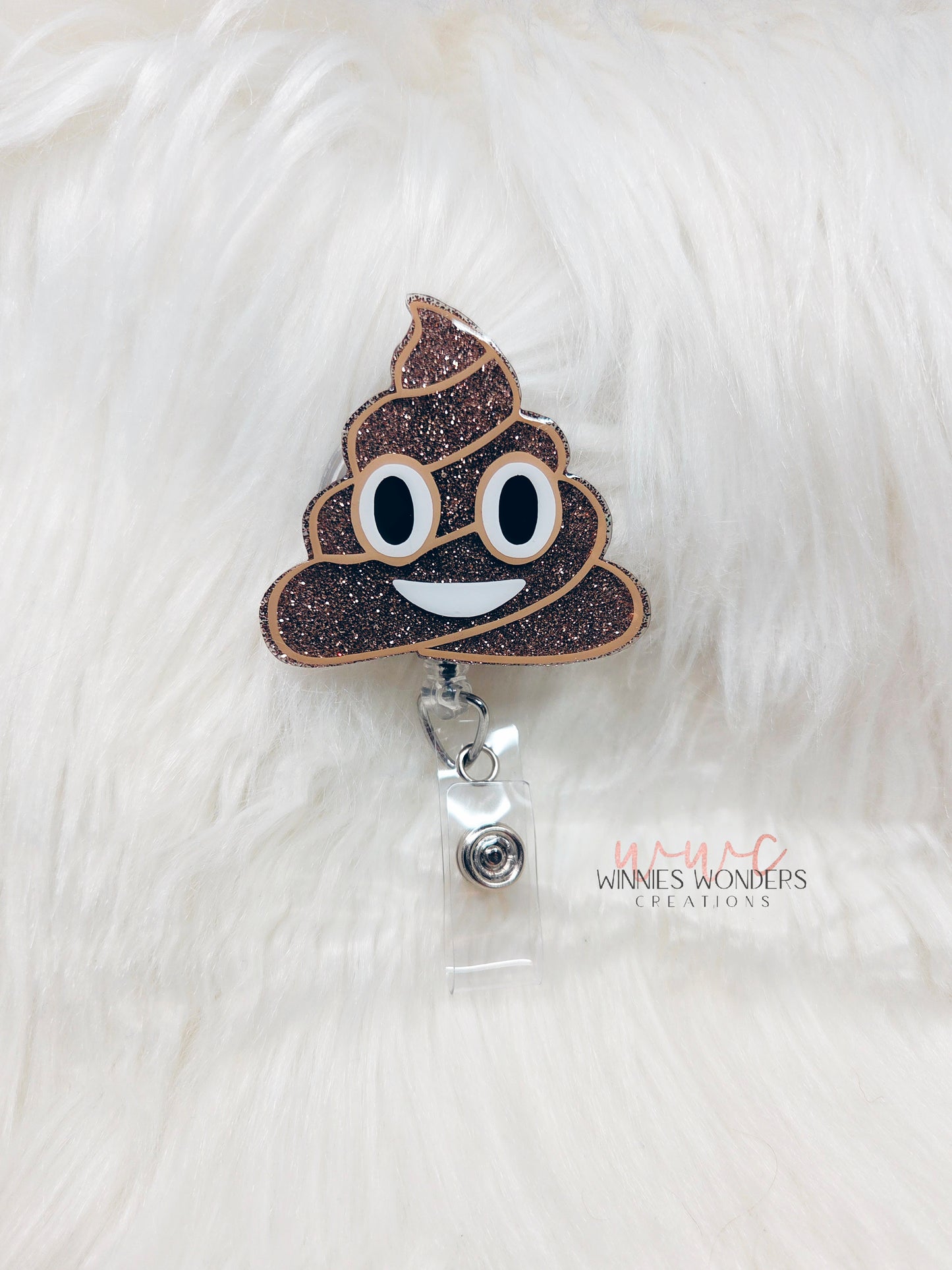 Poop Emoji Badge Reel