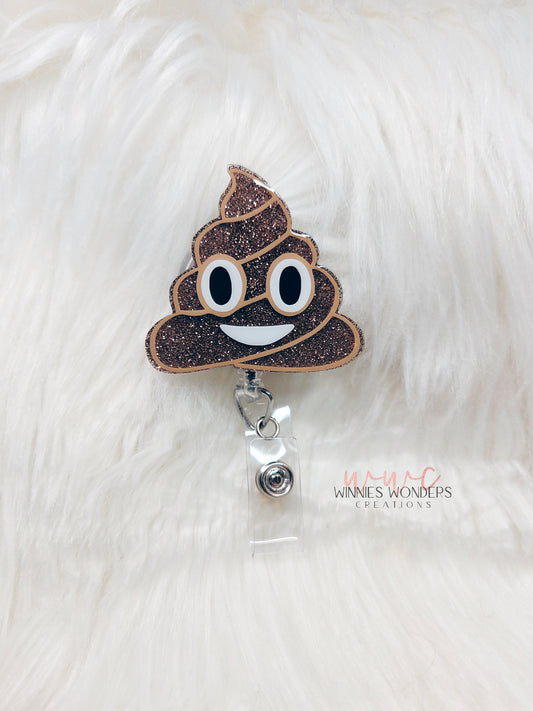 Poop Emoji Badge Reel