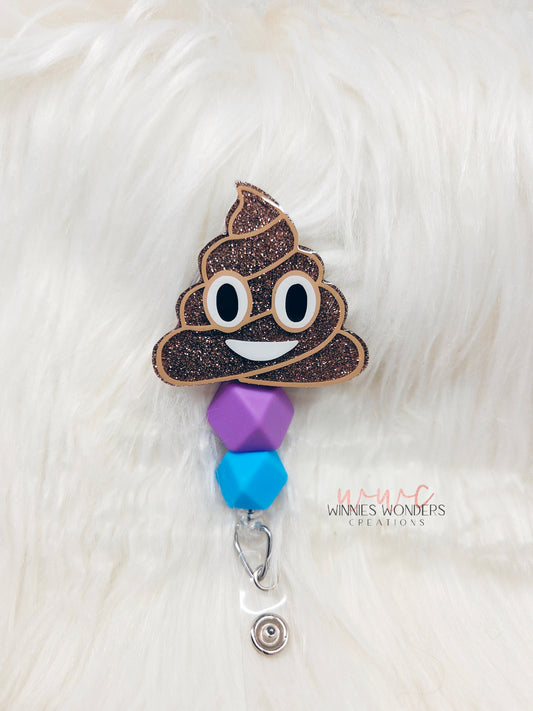 Poop Emoji Badge Reel