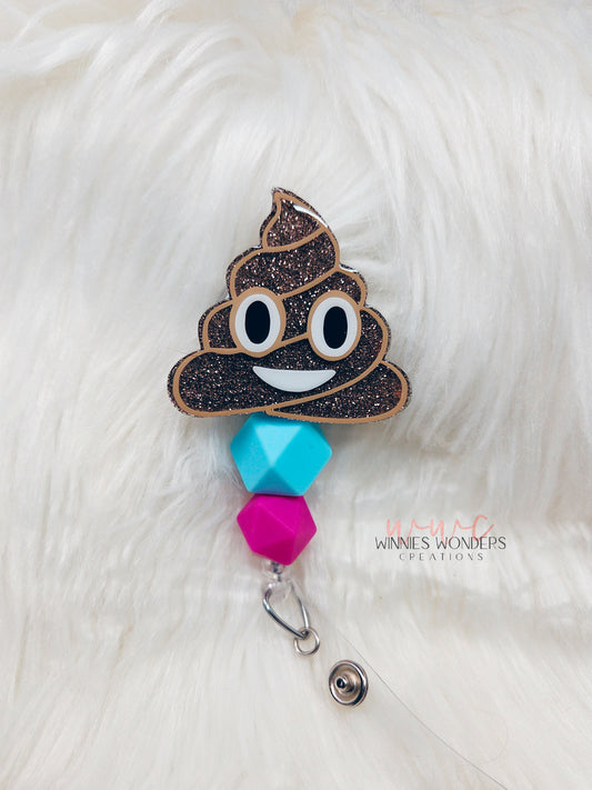 Poop Emoji Badge Reel