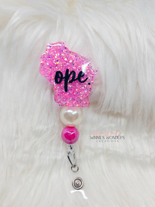 OPE Wisconsin Badge Reel
