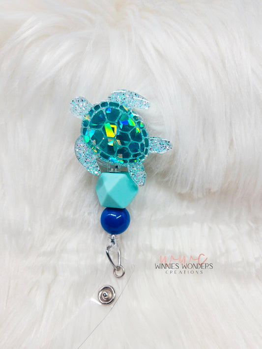 Sea Turtle Badge Reel