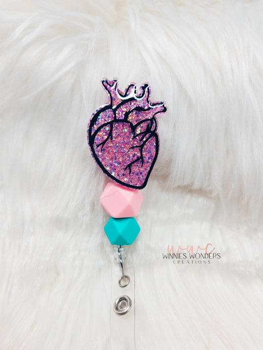 Anatomical Heart Badge Reel