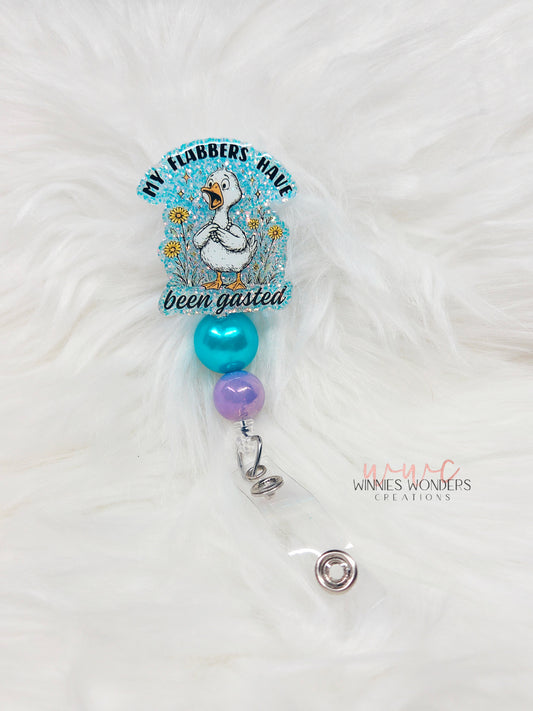 Flabbers are gasted Badge Reel