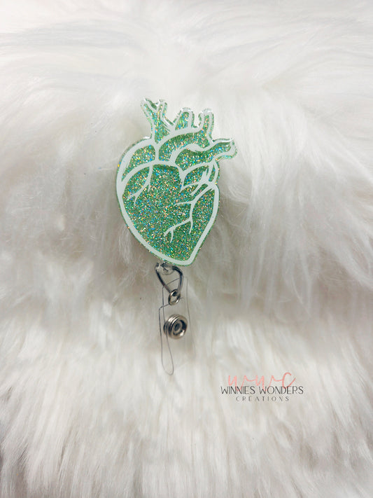 Anatomical Heart Badge Reel