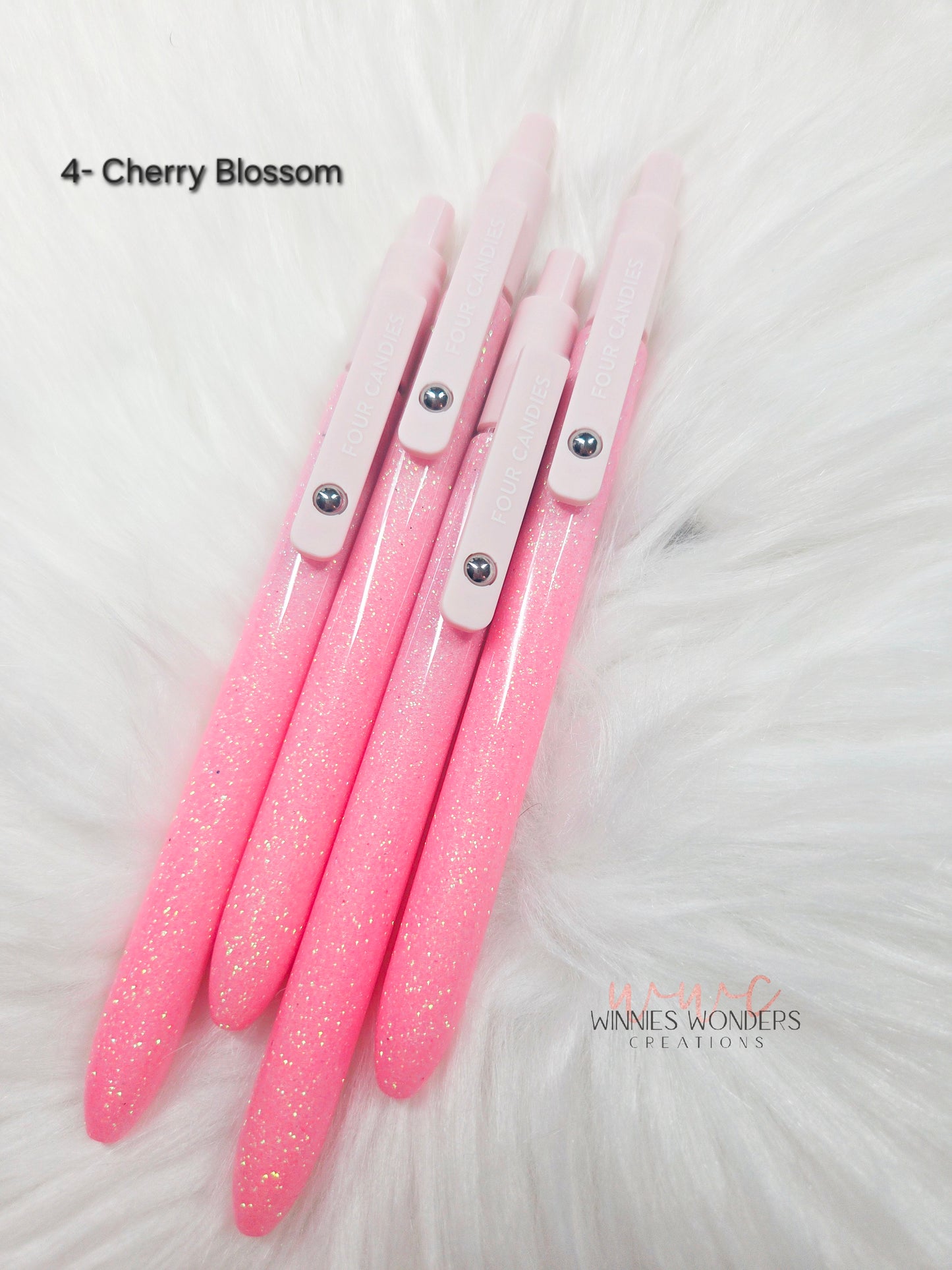 Glitter Pen with Clip