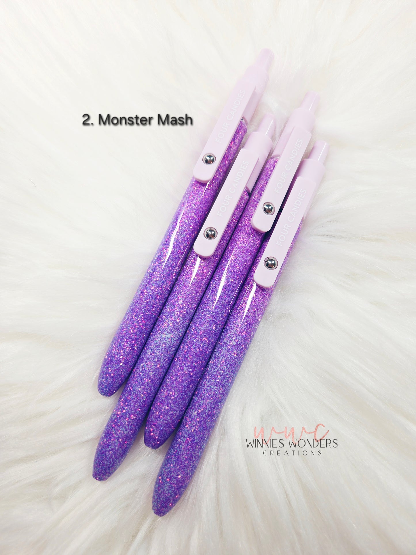 Glitter Pen with Clip