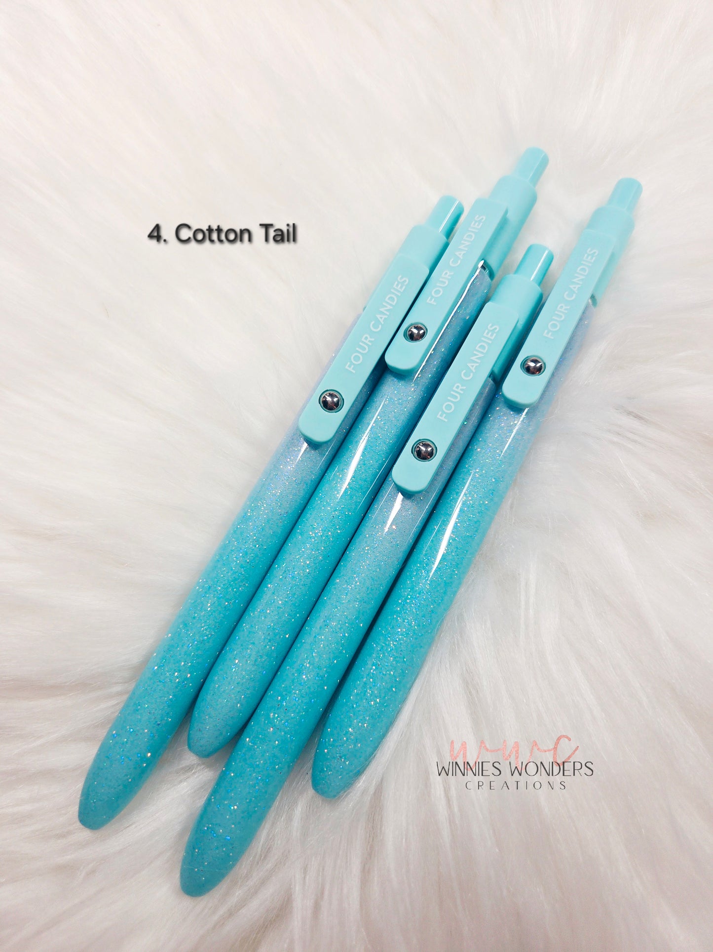 Glitter Pen with Clip