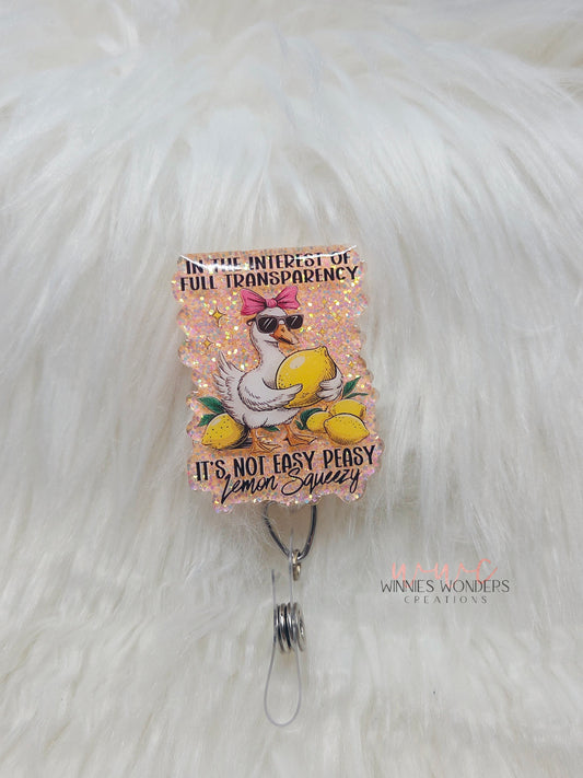Easy Peasy Badge Reel