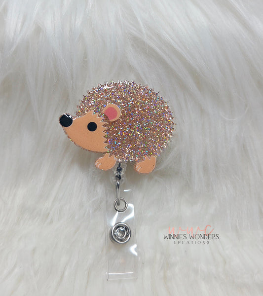 Hedgehog Badge Reel