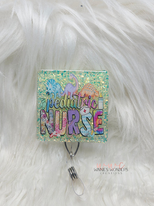 Pediatric Nurse Badge Reel