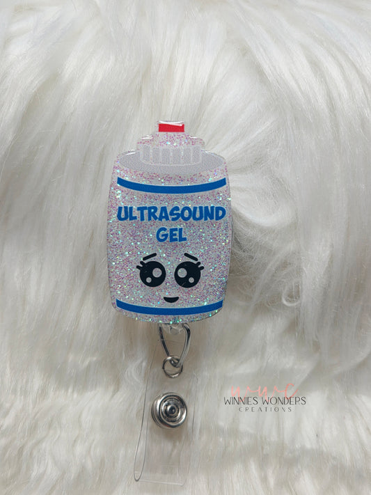 Ultrasound Gel Badge Reel