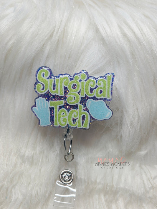 Surgical Tech Badge Reel