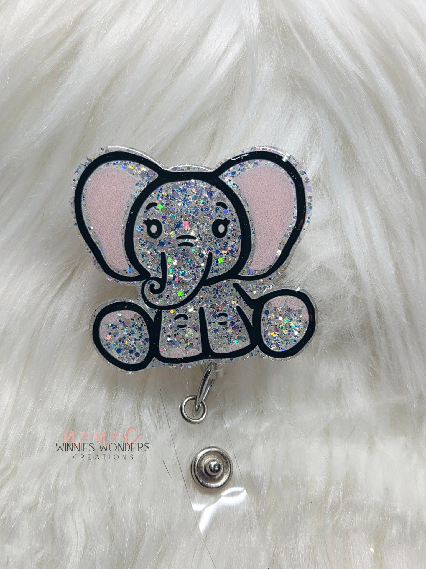 Elephant Badge Reel