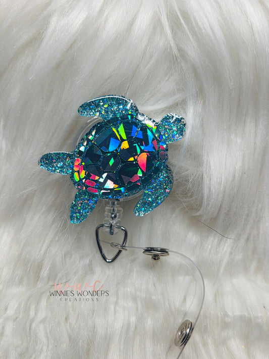 Sea Turtle Badge Reel