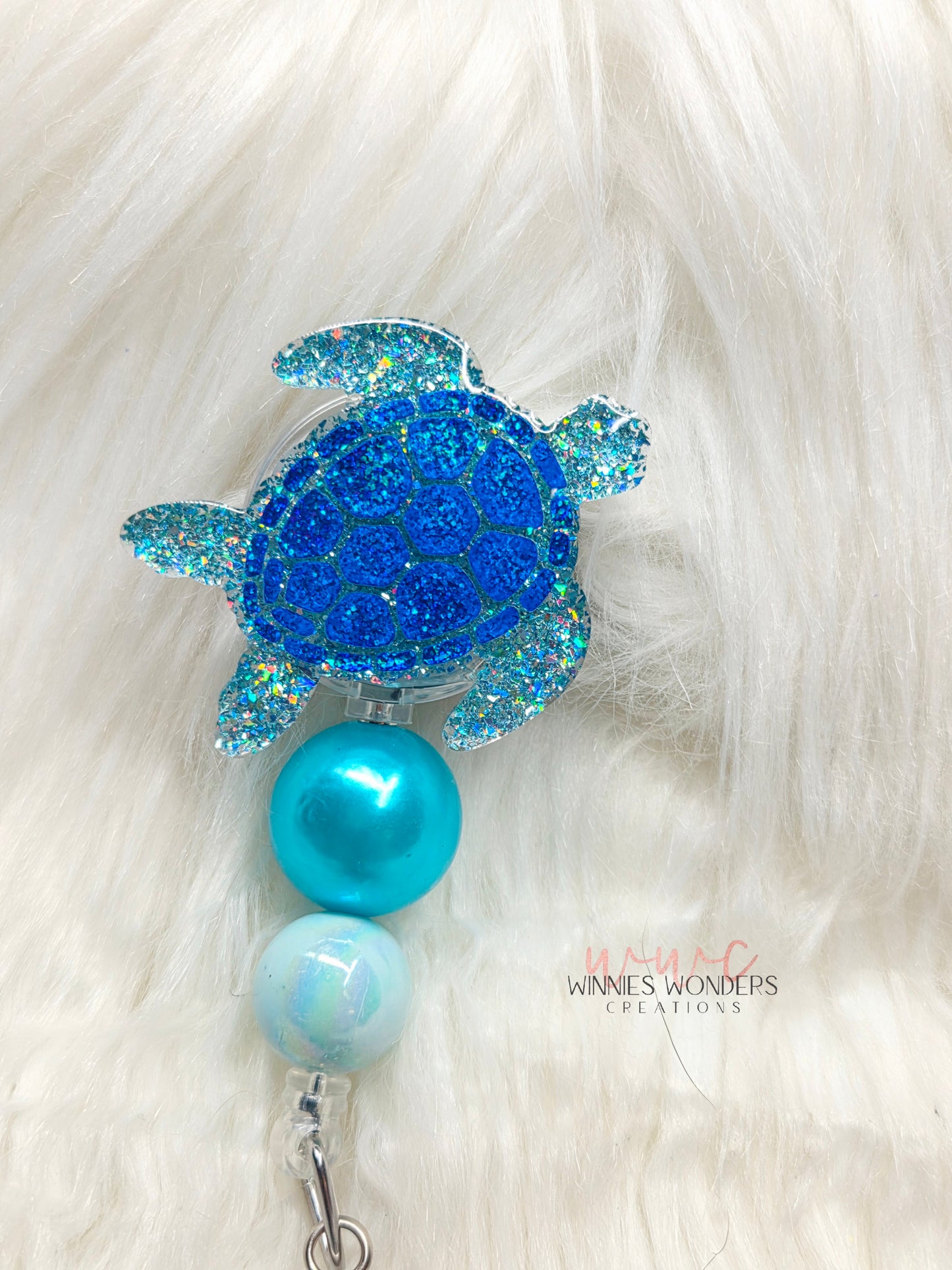 Sea Turtle Badge Reel