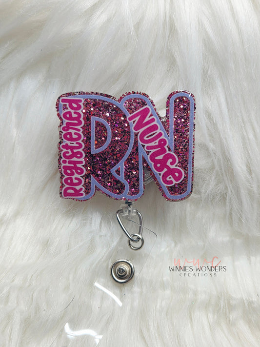 Registered Nurse Badge Reel