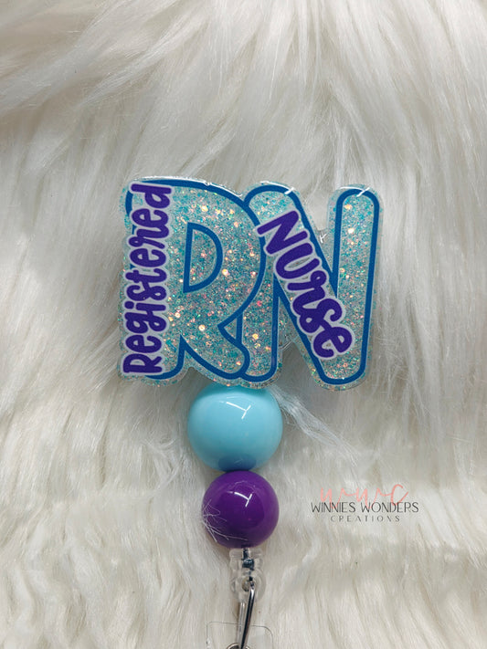 Registered Nurse Badge Reel