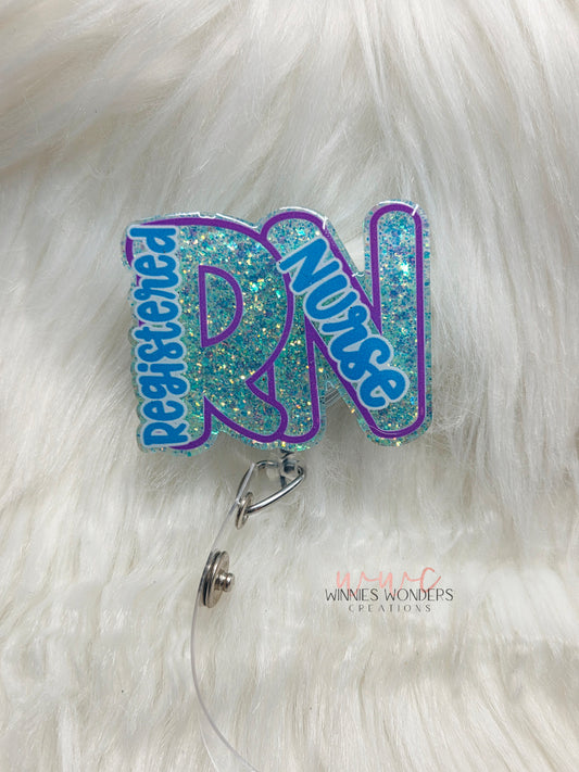 Registered Nurse Badge Reel