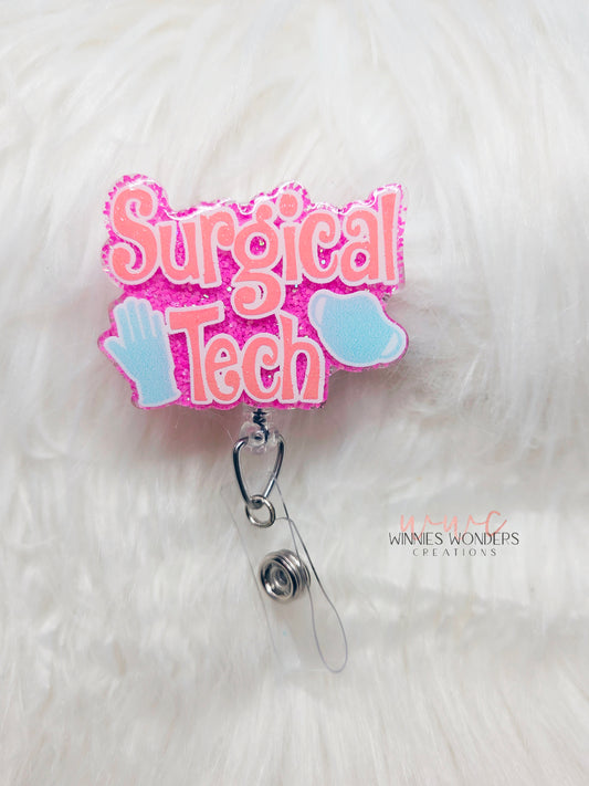 Surgical Tech Badge Reel