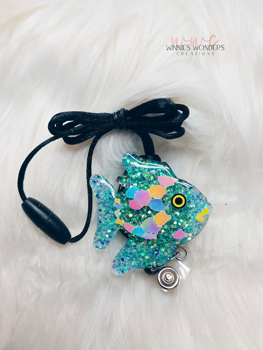 Rainbow Fish Lanyard