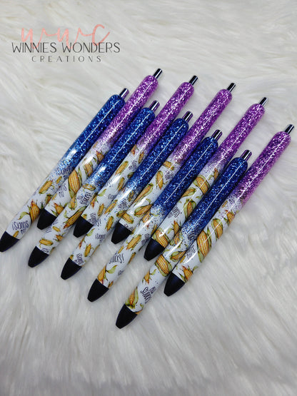 Corn Glitter Melt Pens