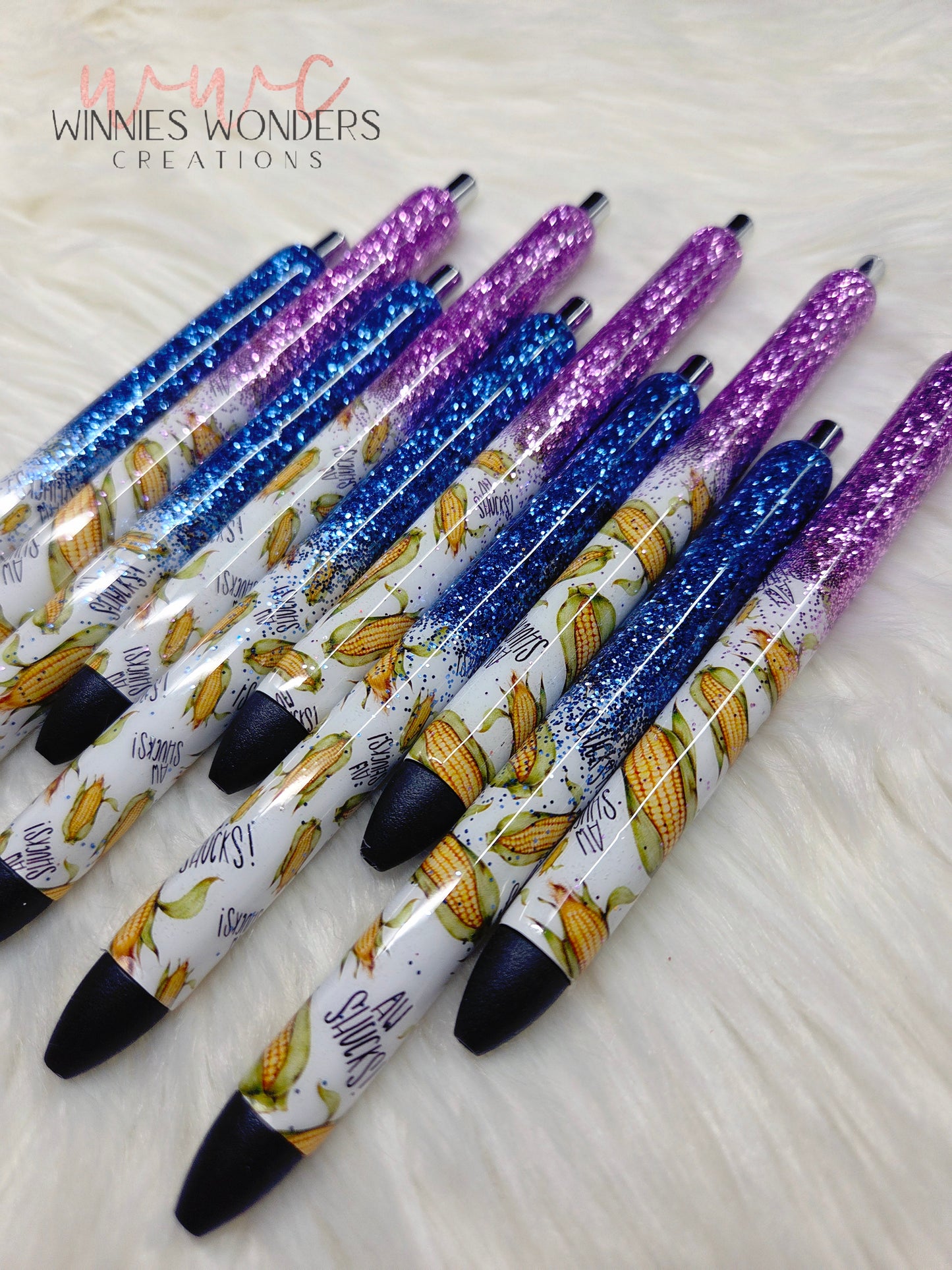 Corn Glitter Melt Pens
