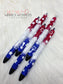 Patriotic Glitter Pens