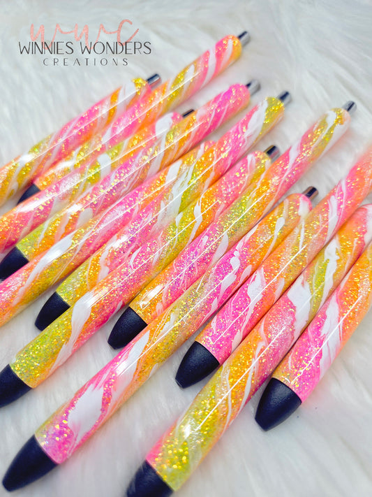 Summer Sherbet Glitter Pens
