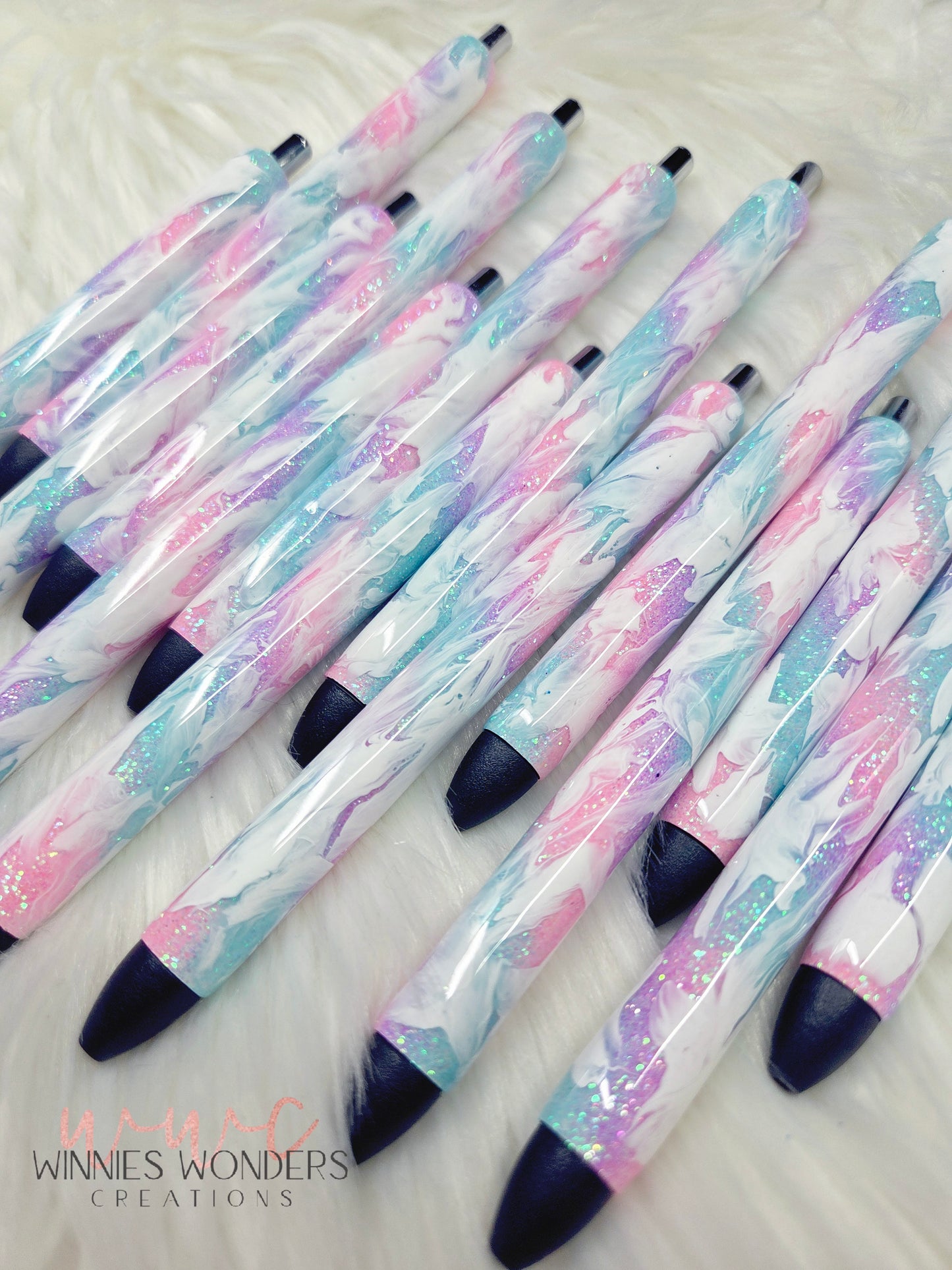 Cotton Candy Glitter Pens