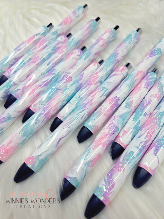 Cotton Candy Glitter Pens