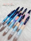 Beach Glitter Pen with Clip