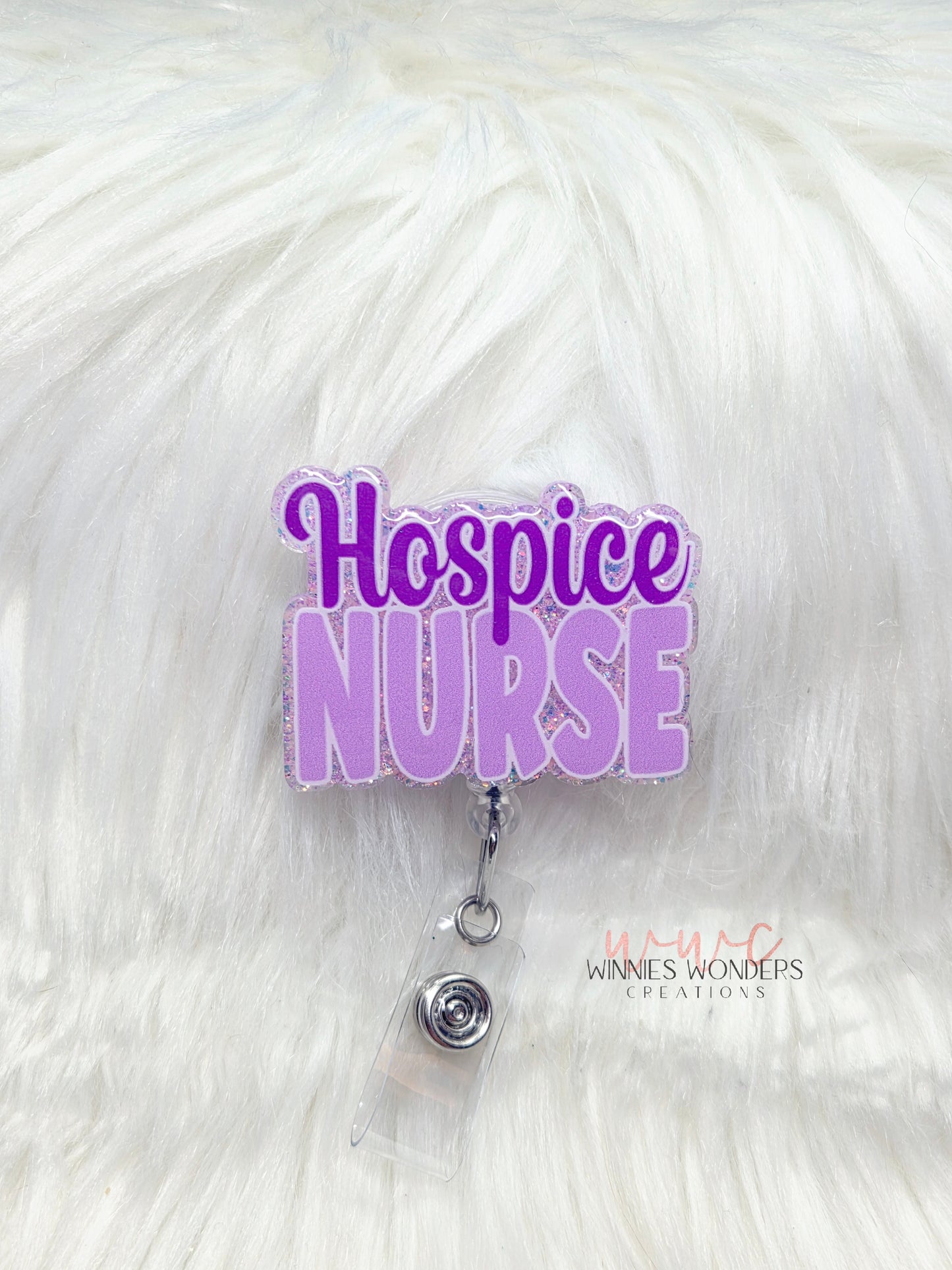 Hospice Nurse Badge Reel