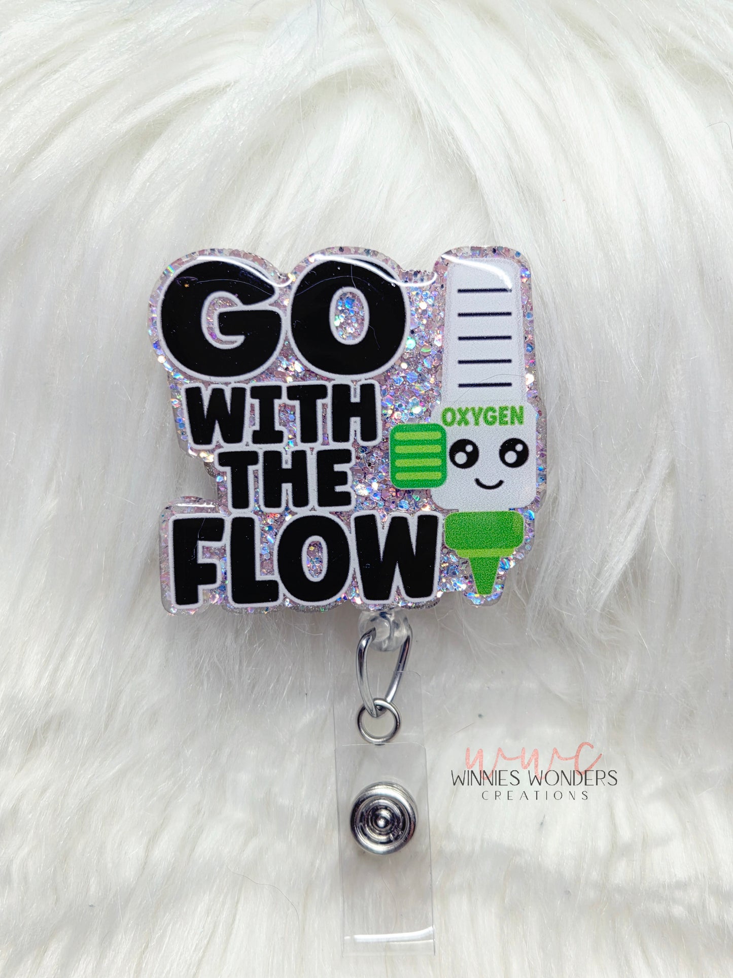 Go with the Flow Badge Reel