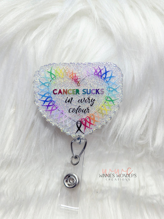 Cancer sucks Badge Reel