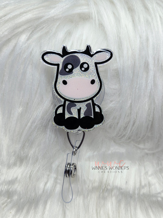 Cow Badge Reel