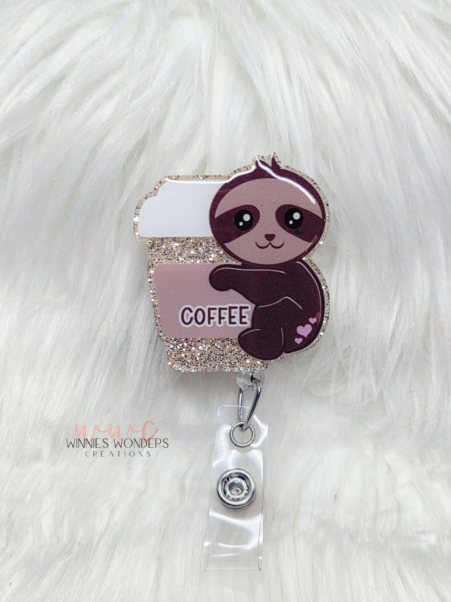 Iced Coffee Badge Reel