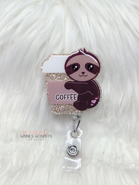Iced Coffee Badge Reel