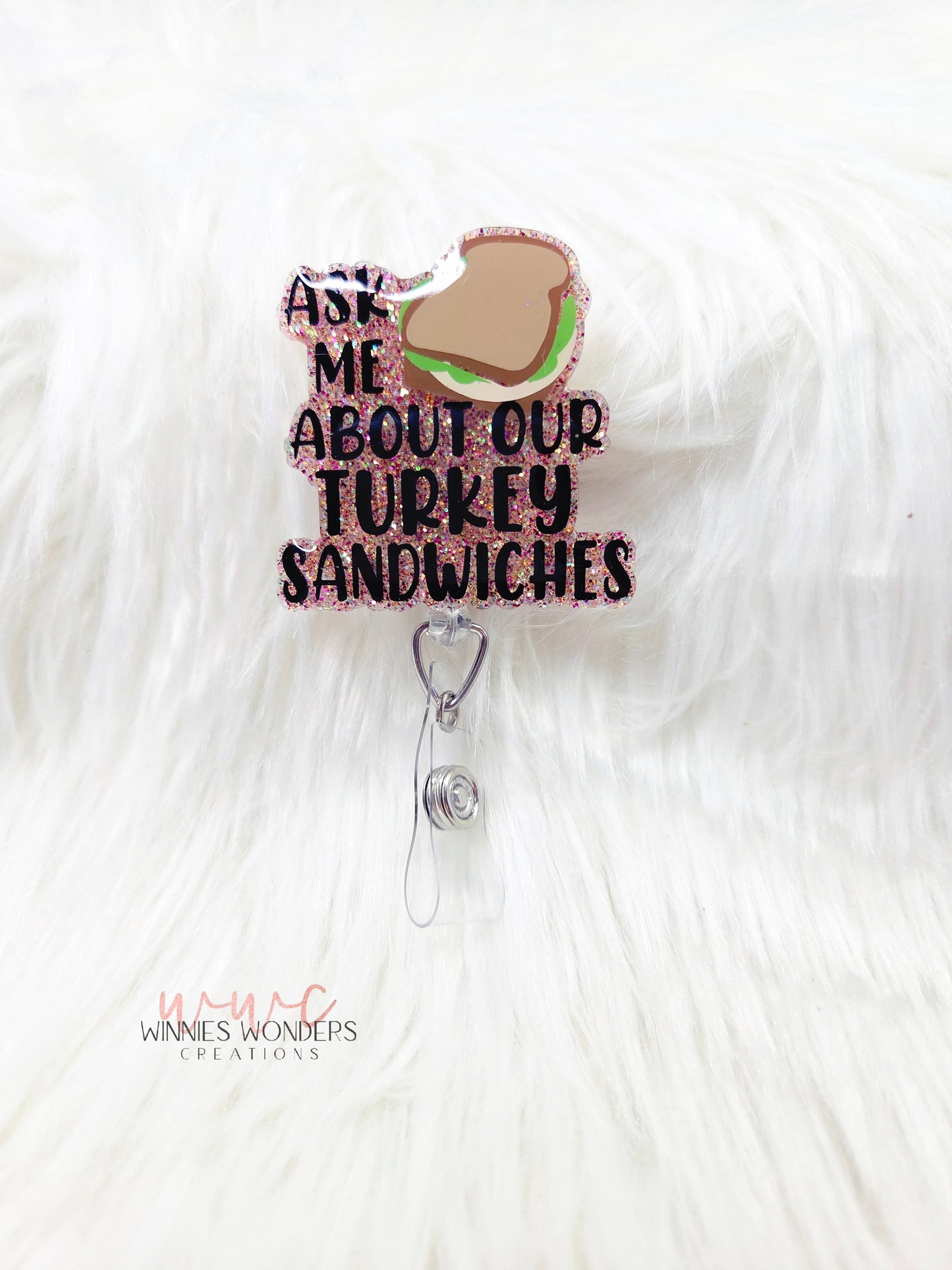 Turkey Sandwich Badge Reel