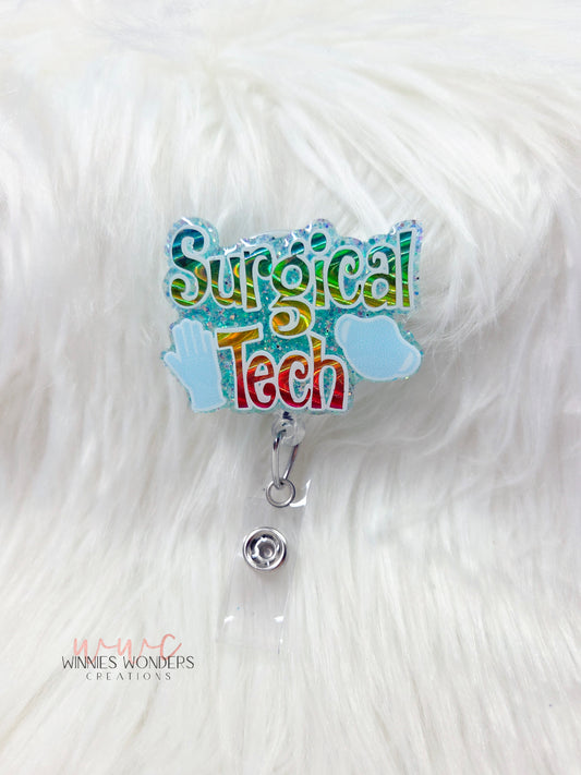 Surgical Tech Badge Reel
