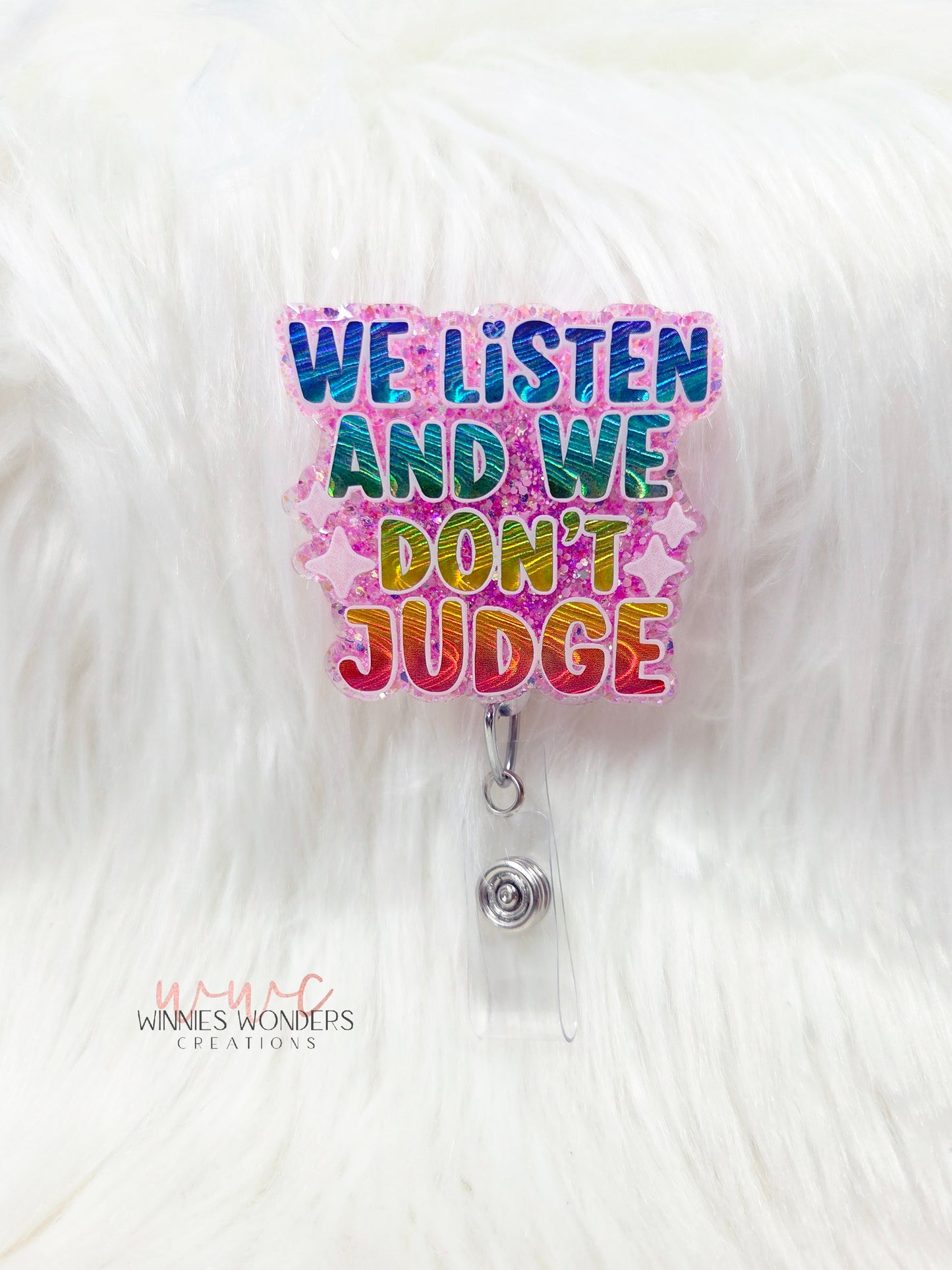 We Listen and We Don't Judge Badge Reel