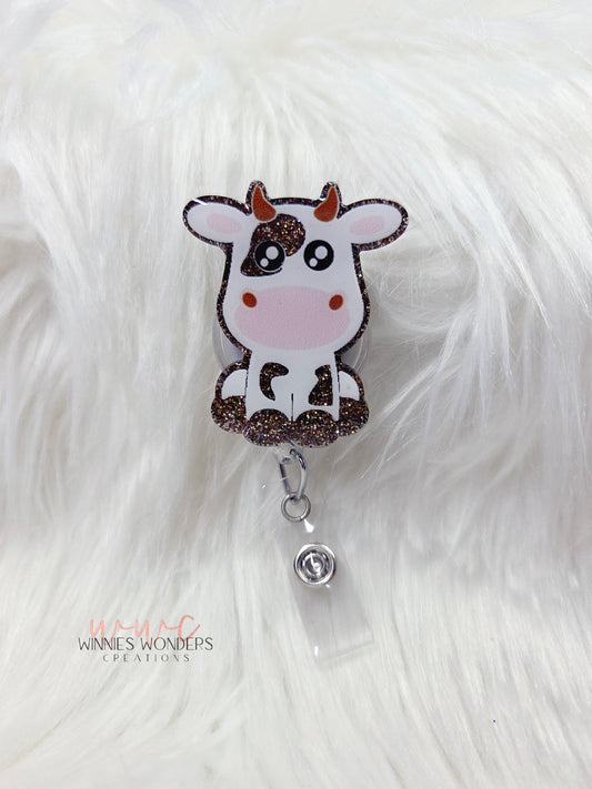 Cow Badge Reel