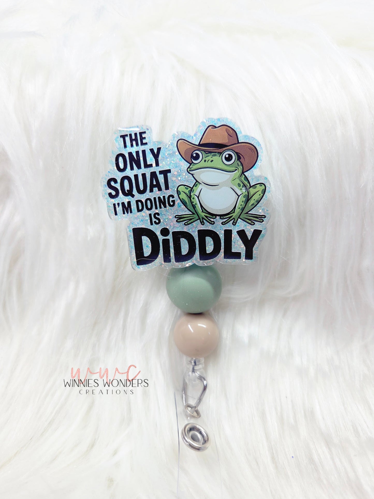 Diddly Squat Badge Reel