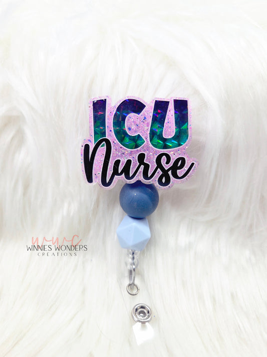 ICU Nurse Badge Reel