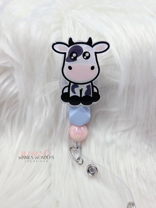 Cow Badge Reel