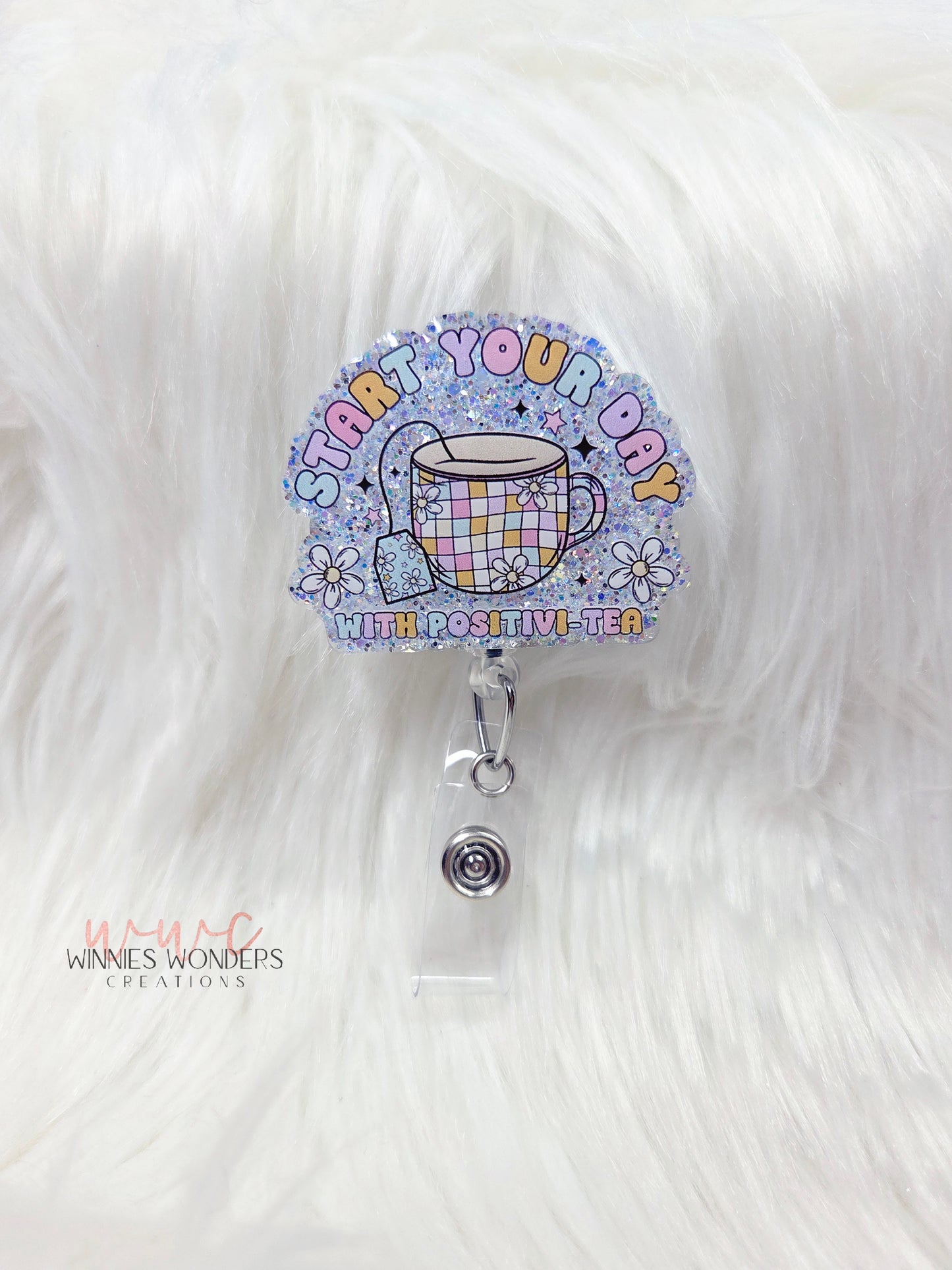 Positivi-Tea Badge Reel
