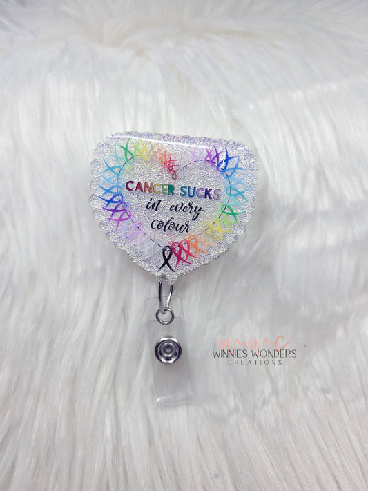 Cancer sucks Badge Reel