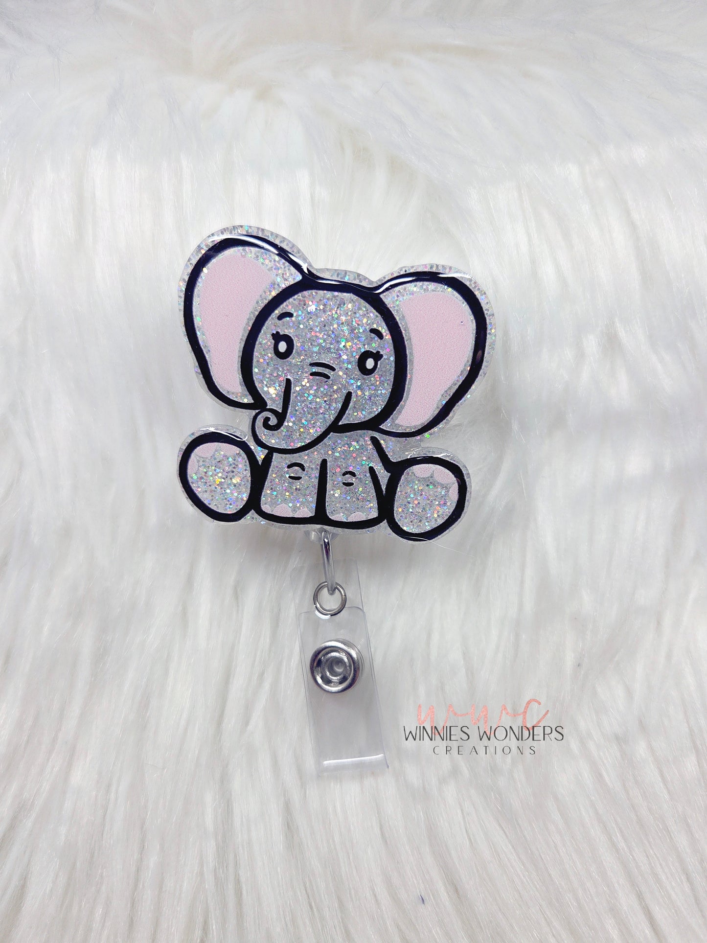 Elephant Badge Reel
