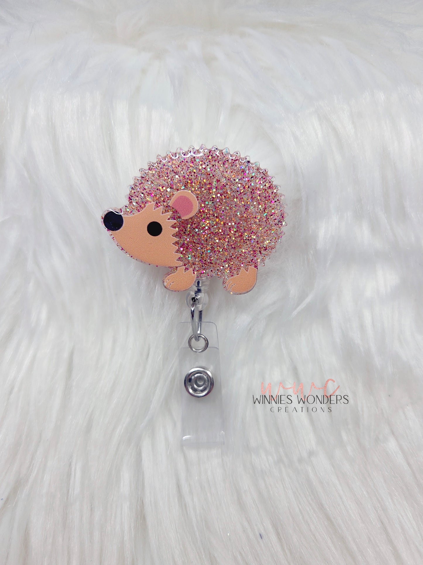 Hedgehog Badge Reel